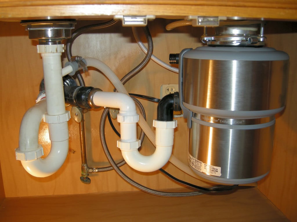 garbage disposal installation