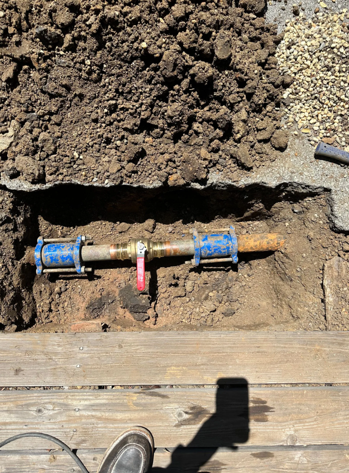 copper pipe leaking fix
